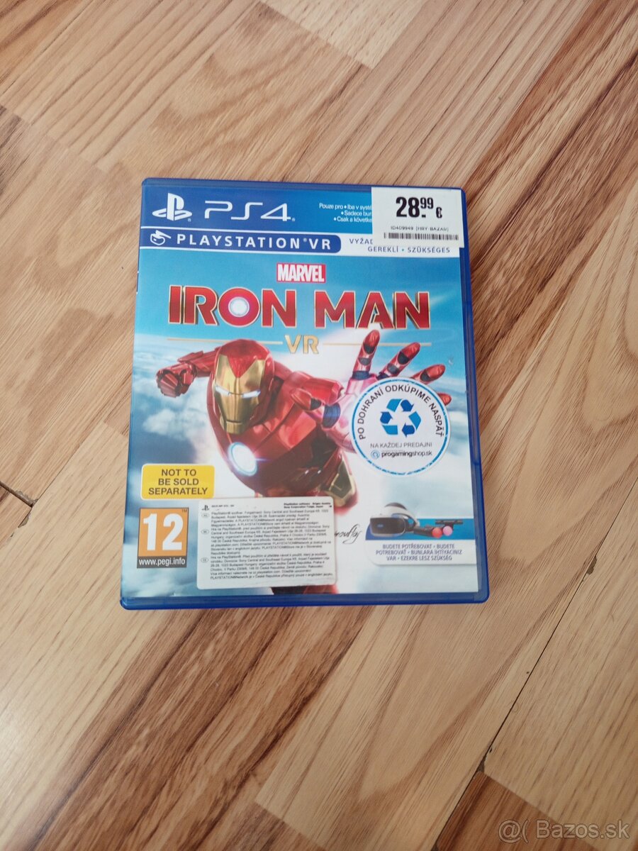 VR PS4 complet + hra Iron Man vr - 3