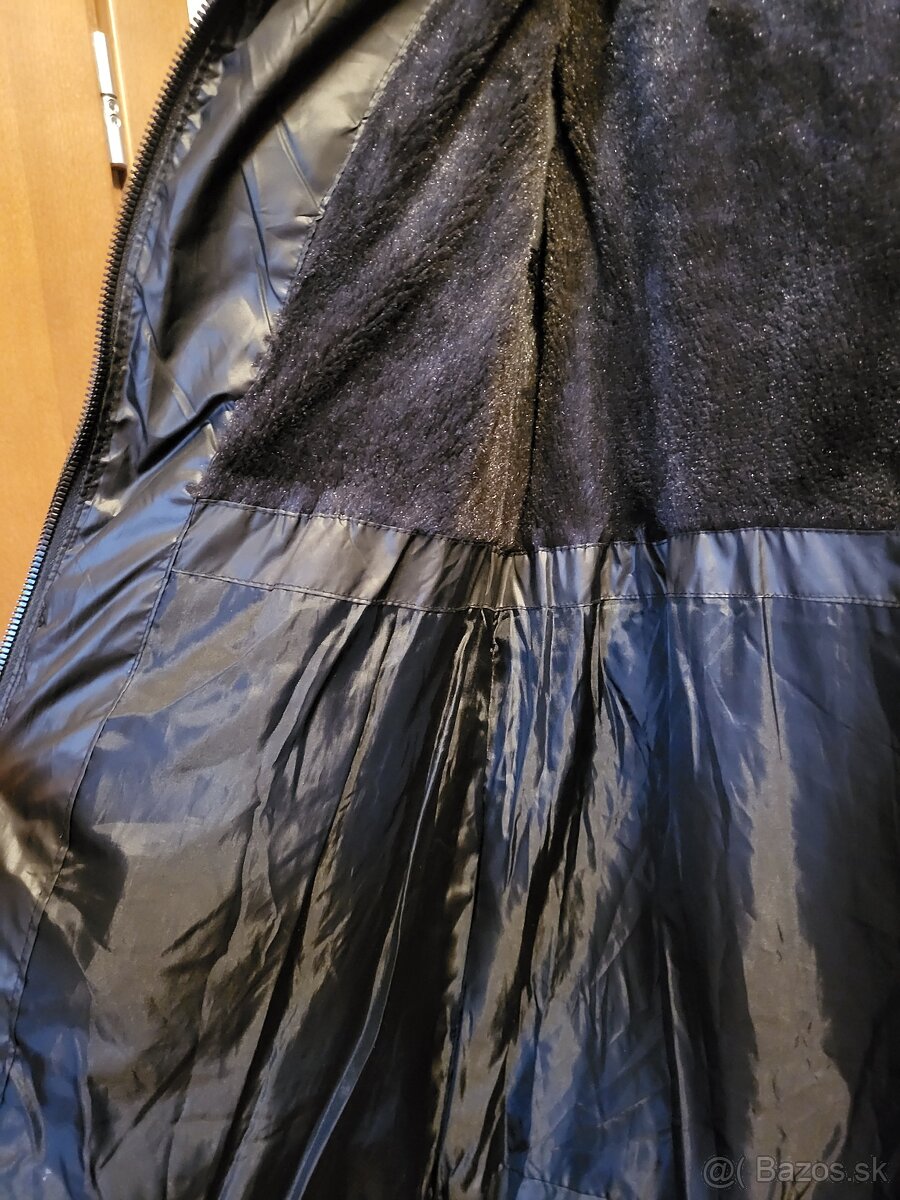 Čierna zimná parka S-ko - 3