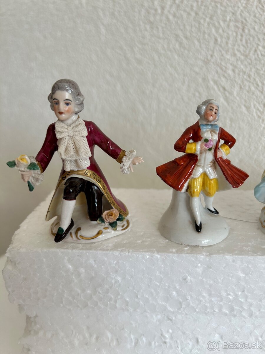 Dresden sošky figuralny porcelan - 3