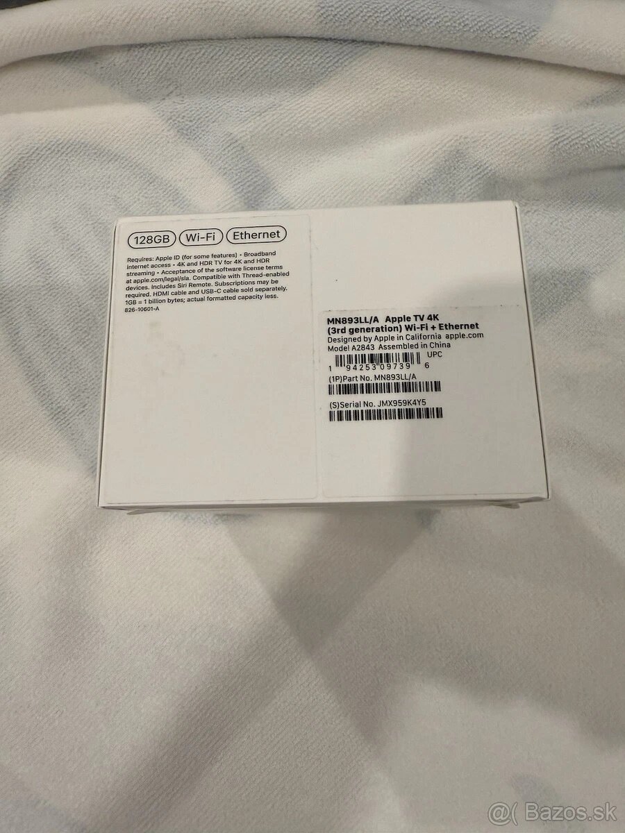 Nová Apple TV 4K 3 generace 128GB WiFi+ethernet - 3