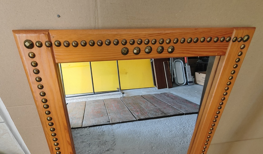 Zrkadlo v masívnom zdobenom ráme - 3