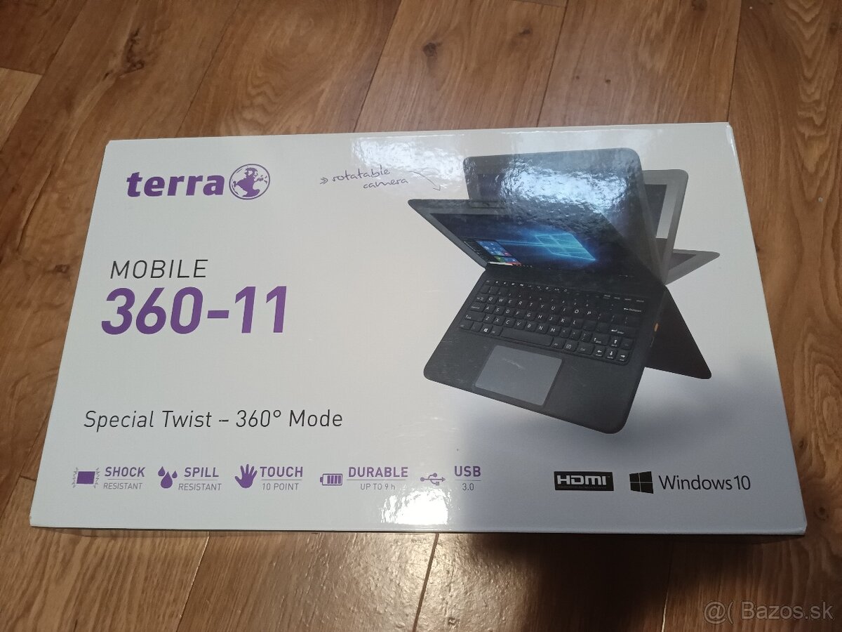 Notebook od spoločnosti Terra s faktúrou a originální - 3