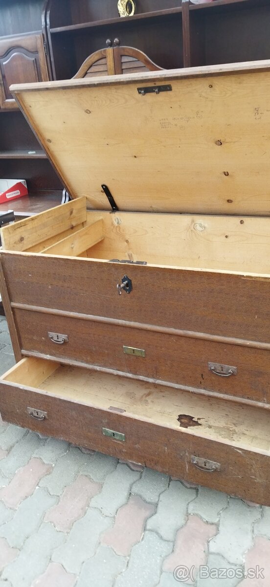 staroverská truhlica - 3