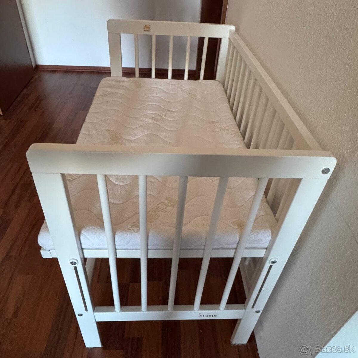 Postieľka 60×90, takmer nová, ideálna pre novorodencov - 3