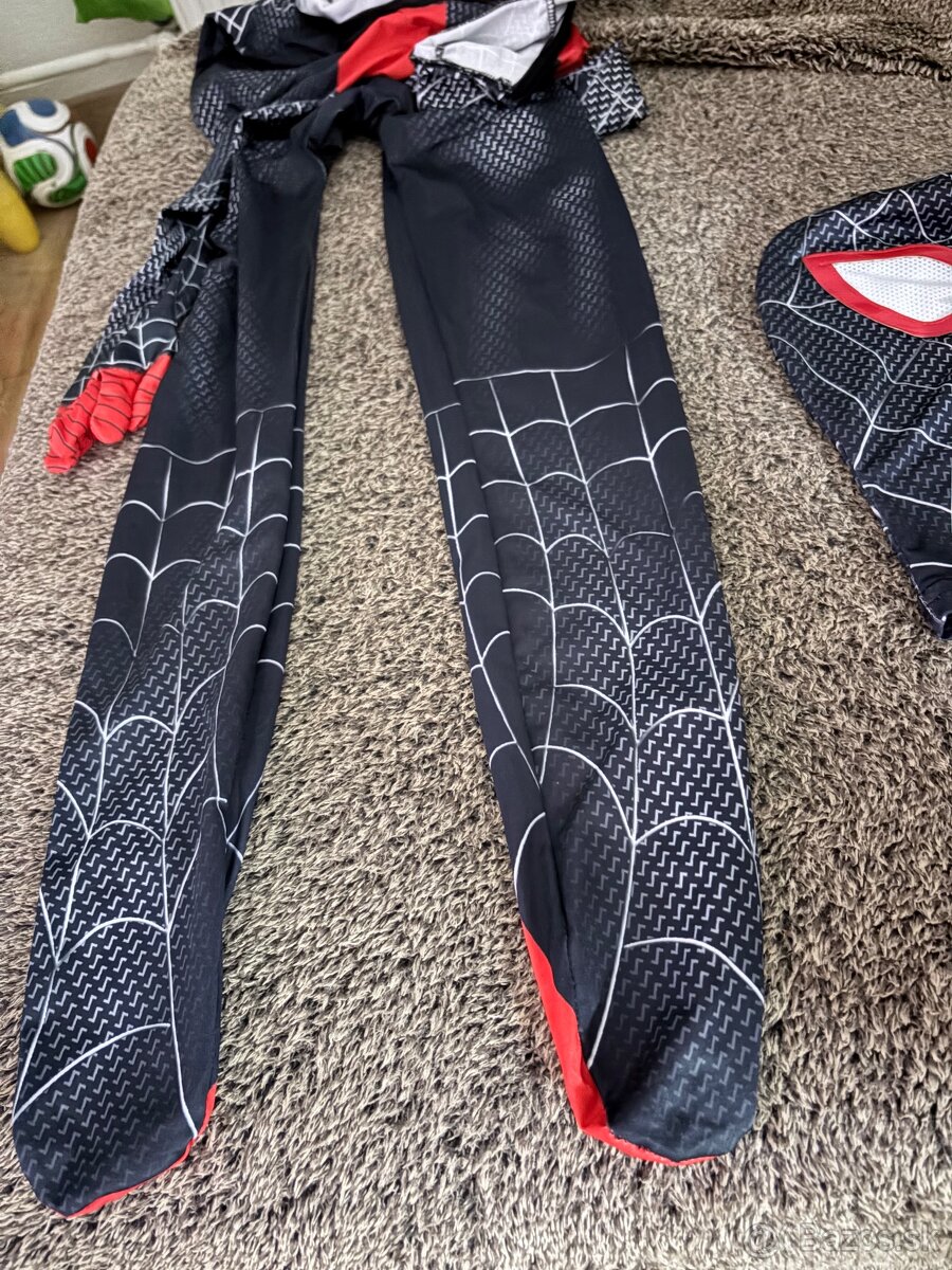 Overal, súprava, maska na karneval spiderman - 3