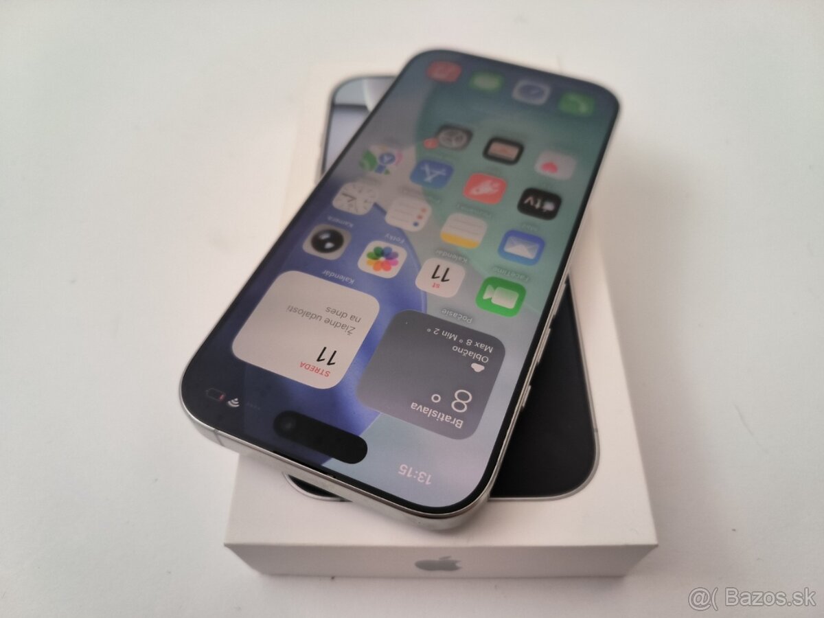 apple iphone 16 PRO 128gb White Titanium 92% Batéria - 3