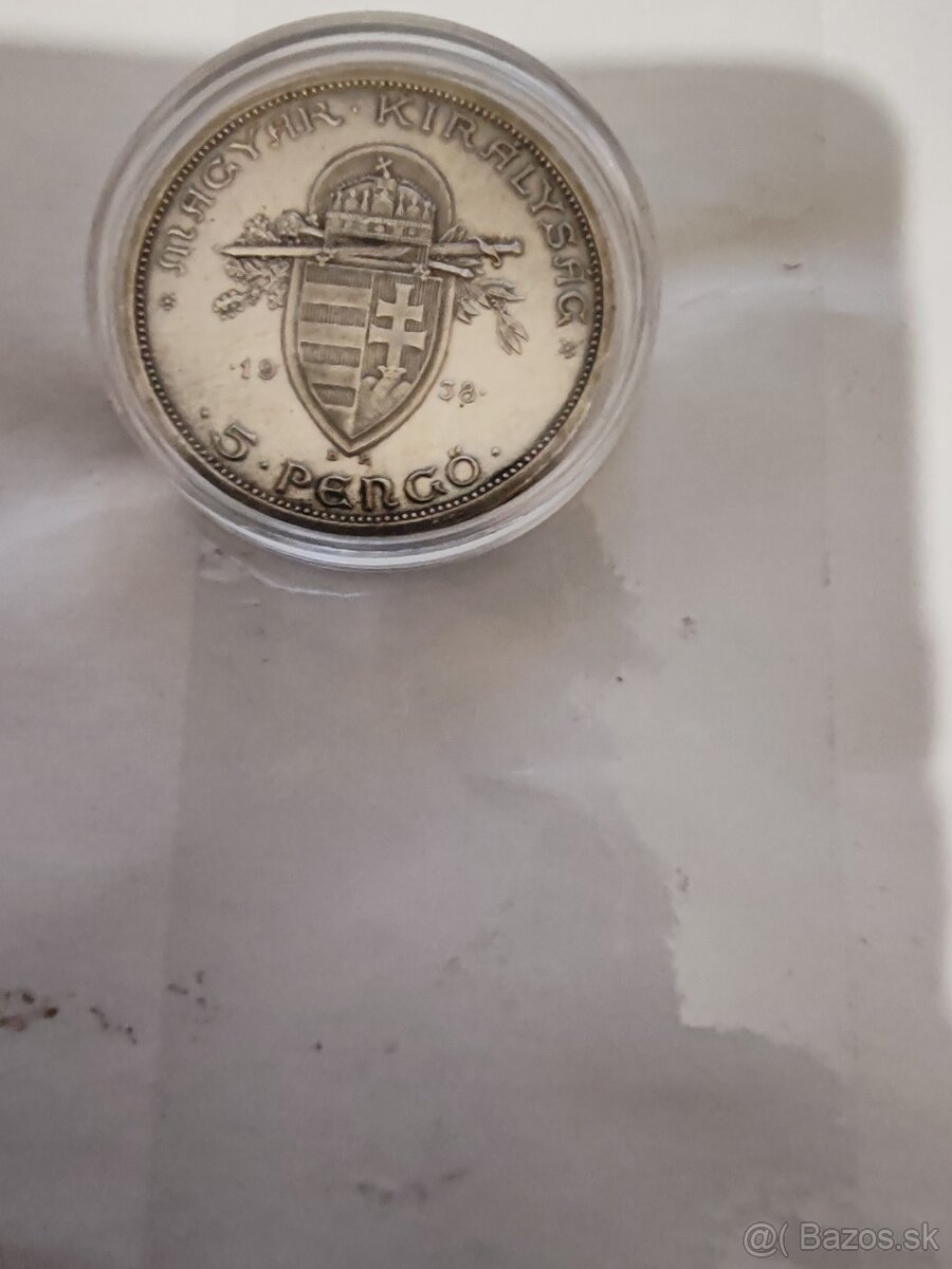 5 pengo 1938 v zberatelskom stave - 3