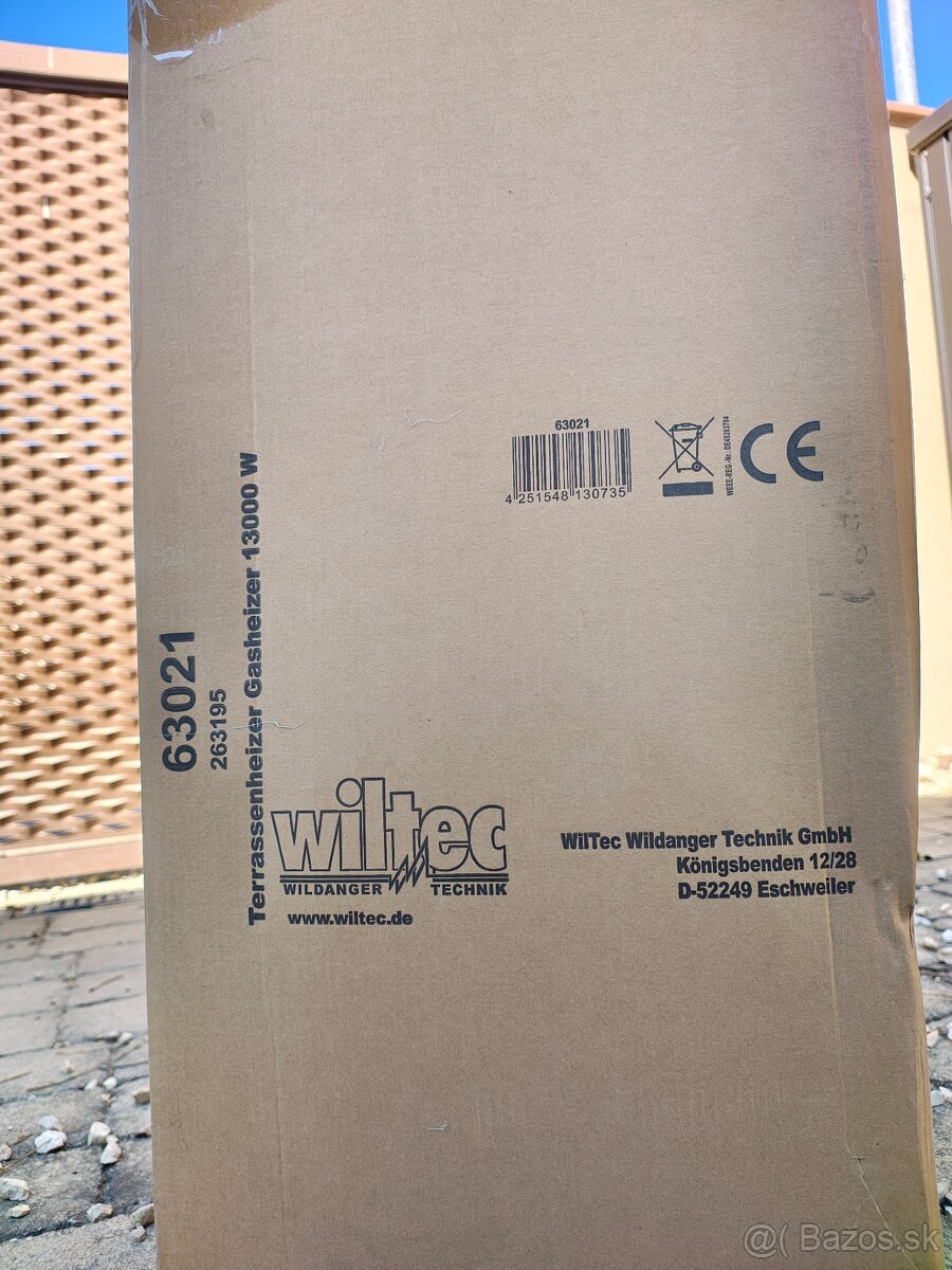 Terasový plynový ohrievač - 3