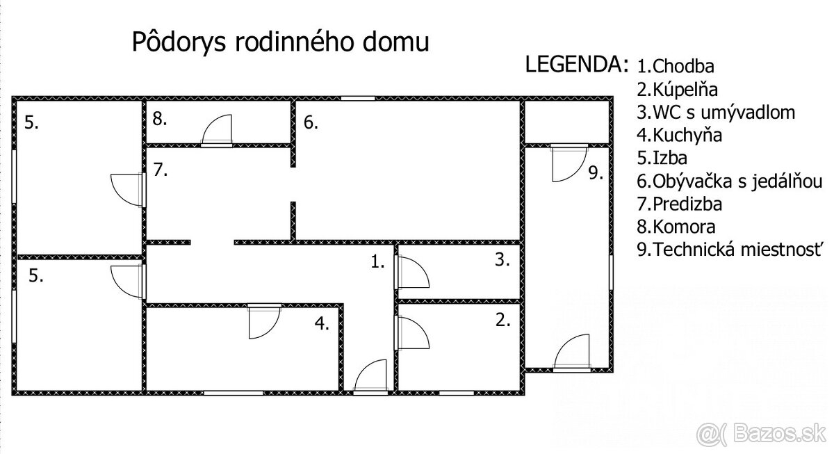 NA PREDAJ 3-izbový rodinný dom s veľkým pozemkom v obci Jato - 3