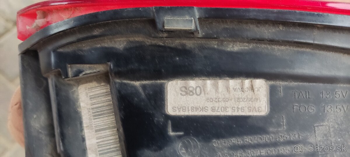 Superb 3 ľavé zadné svetlo - 3