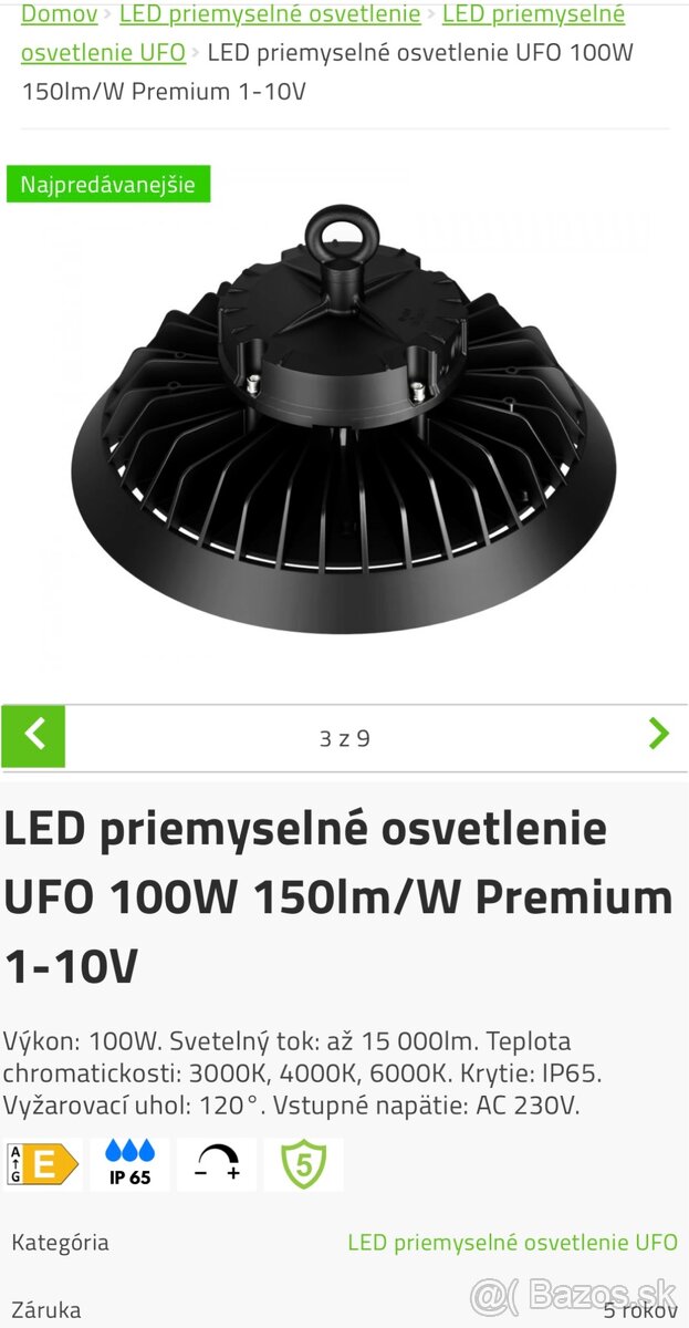 Led priemyselne osvetlenie - 3