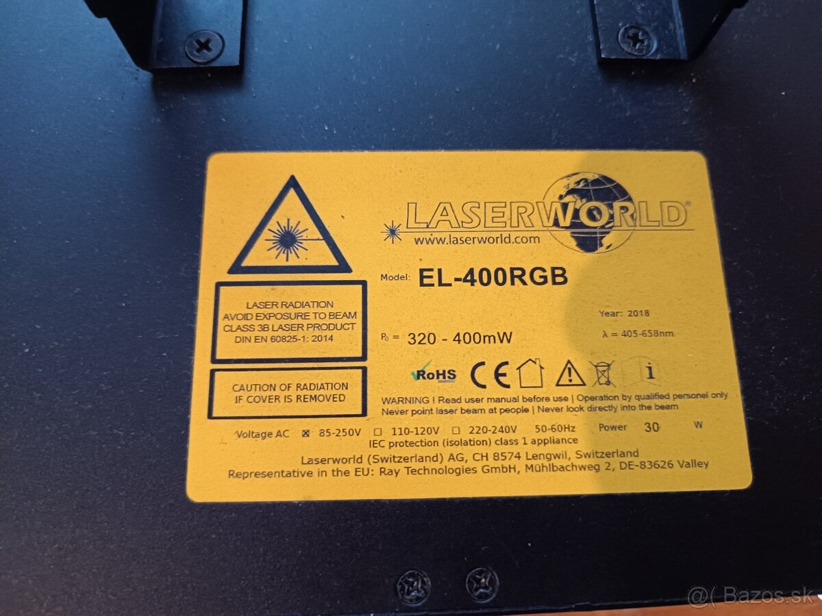 Predám laser LASERWORLD - 3