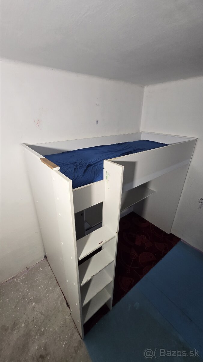 Poschodová posteľ zo stolom - 3