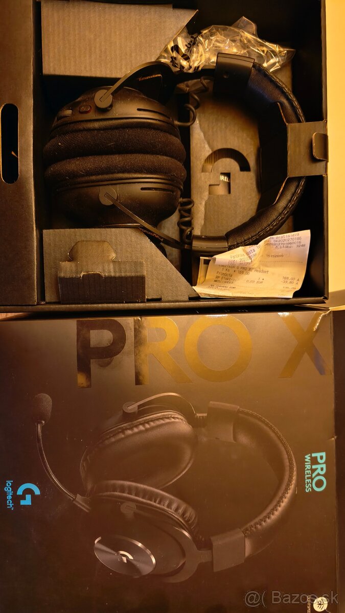 predám herné slúchadlá 7.1 DTS Logitech G pro x - 3