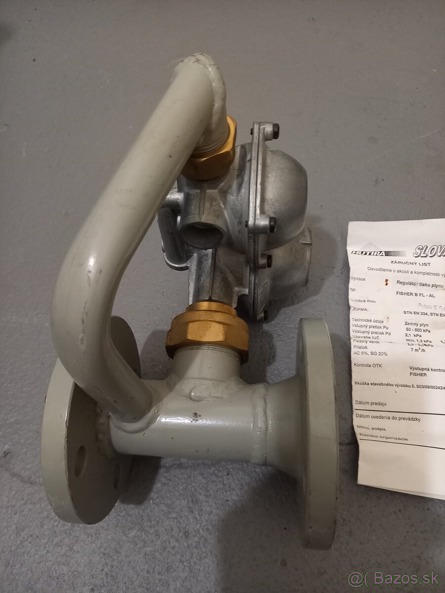 Domový regulátor plynu Fisher,kotol - 3