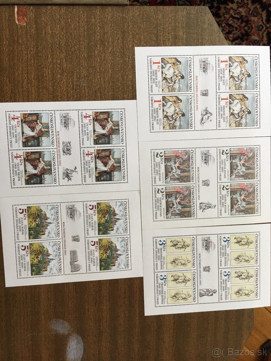 Predám tieto aršíky z Československa - 3