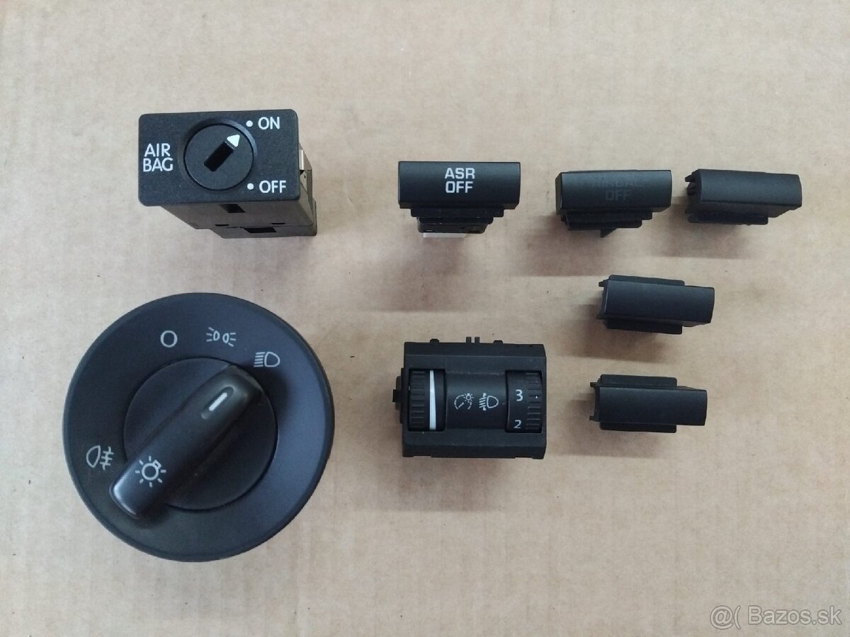 spínače, vypínače Octavia 2 - 3