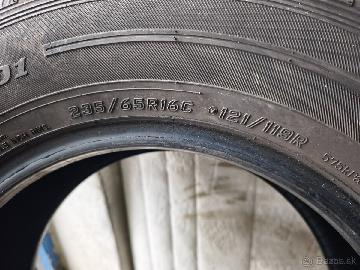 235/65 r16C zimné pneumatiky na dodávku 7,5-8mm - 3