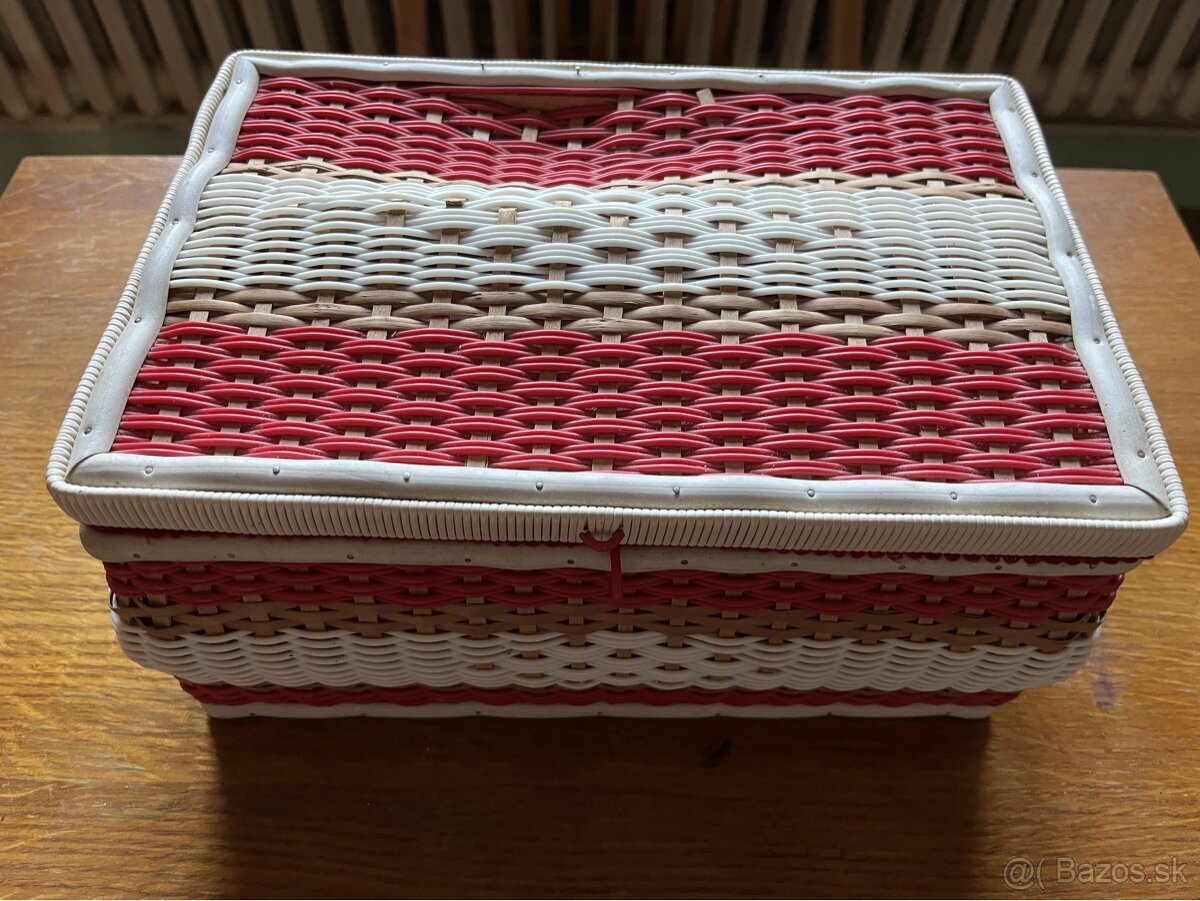 retro škatuľky - vojenská, drevená, bužírková - 3