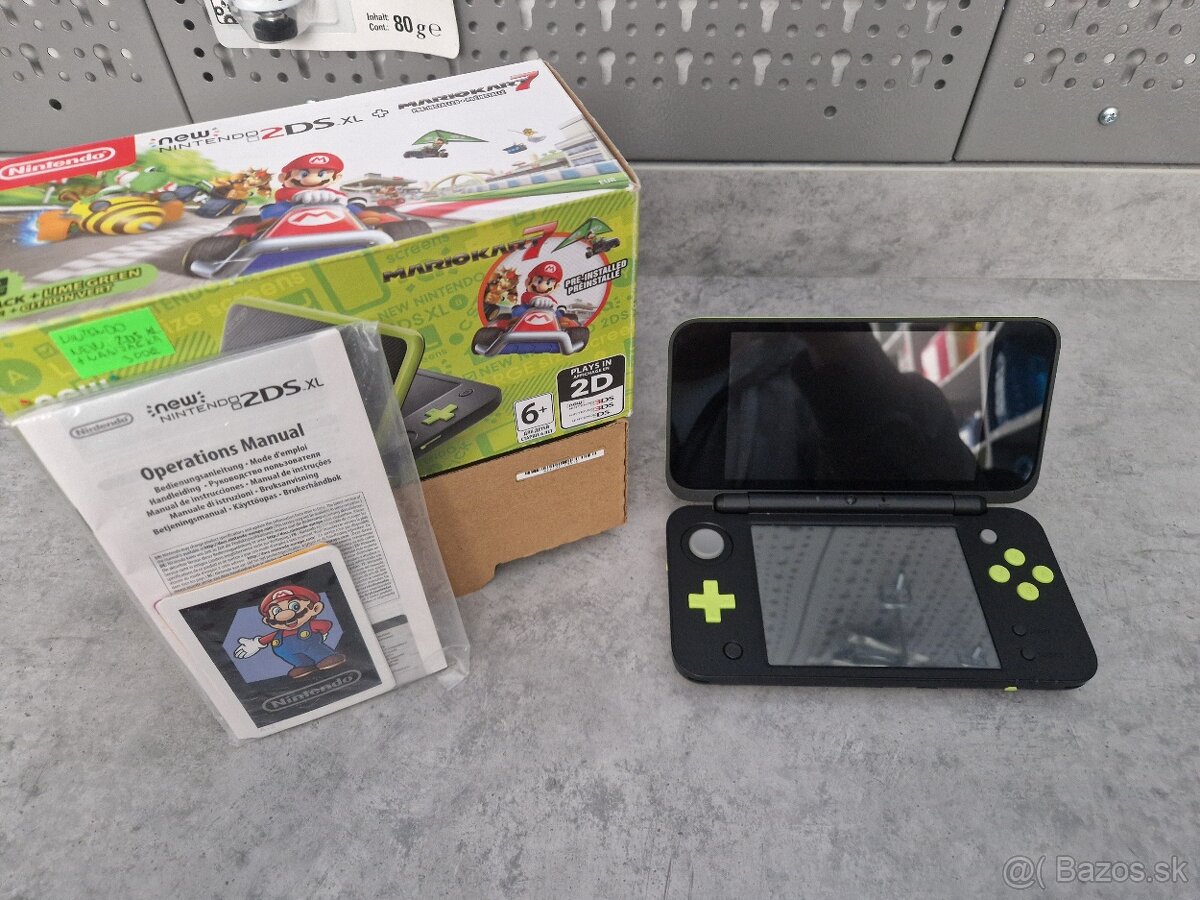 Nintendo new2ds xl+new 3ds ll ako nové - 3
