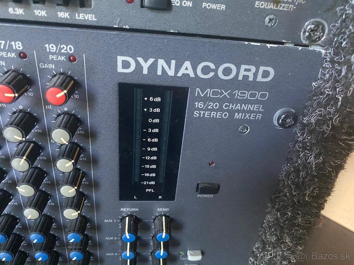 DYNACORD profi Mixpult 16 stereo vstupov pekny natural zvuk - 3
