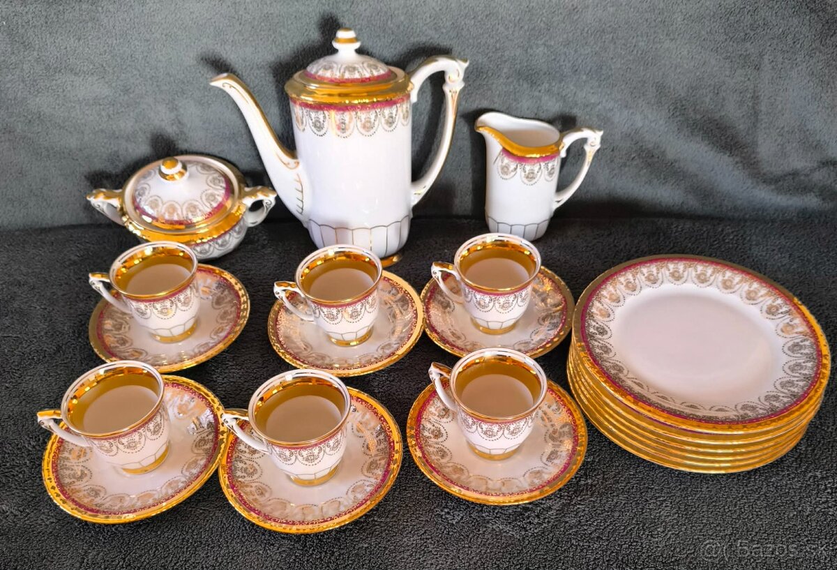 porcelánový prámiový servis - 3