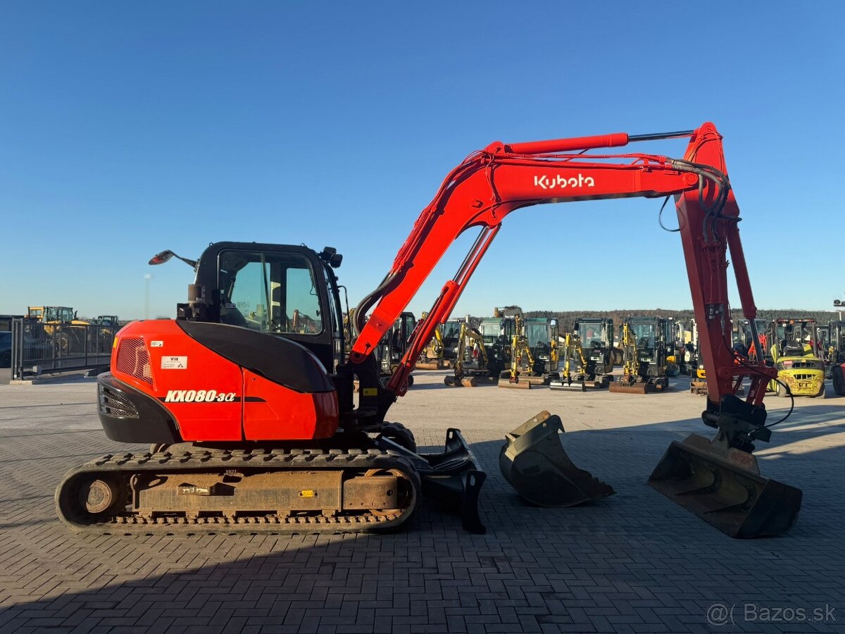 Pásový bagr KUBOTA KX080 - 3