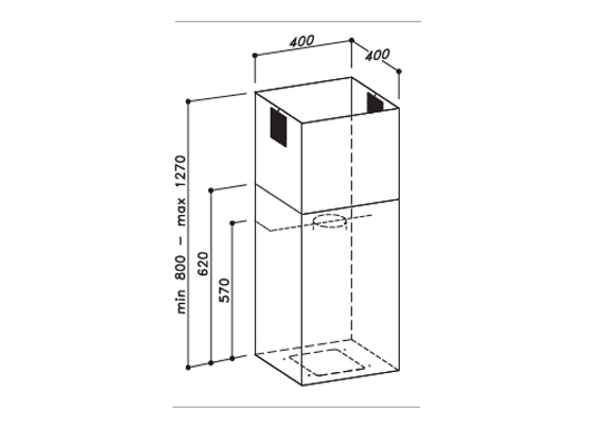 Predam ostrovcekovy NOVY digestor MO 405 - 3