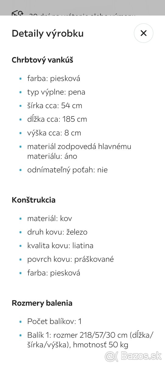 Záhradská hojdačka - 3