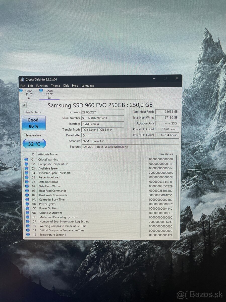 SAMSUNG SSD 960 EVO - 3