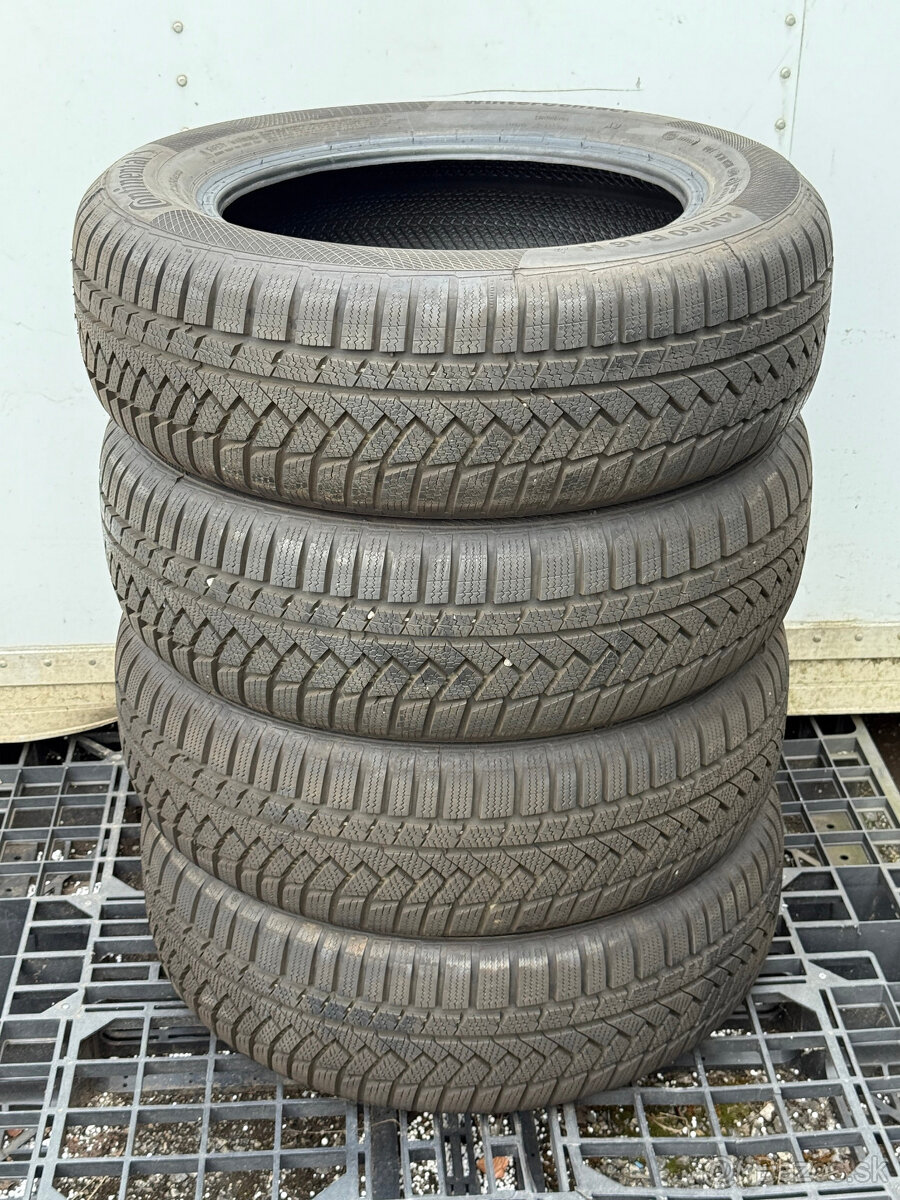 PREDÁM 4 kusy zimné pneumatiky CONTINENTAL 205/60 R16 92H - 3