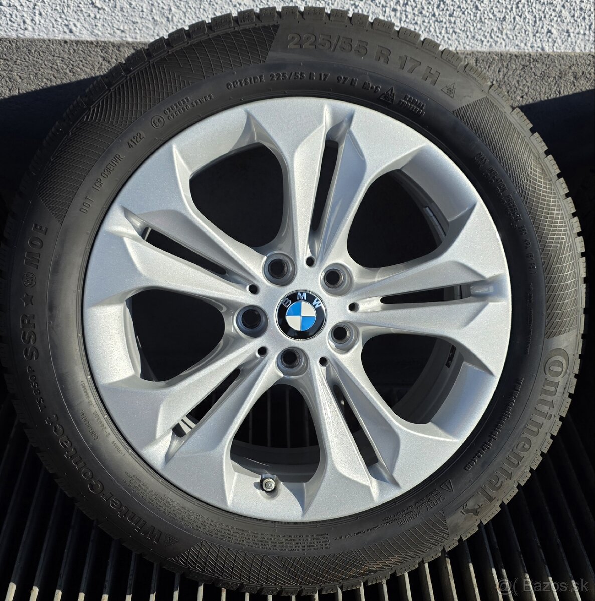 225/55R17 zimné pneu+disky BMW Double-Spoke 564-reflexsilver - 3