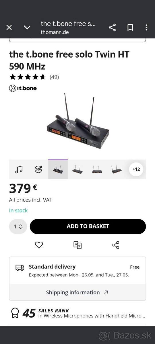 T.bone Free Solo Twin HT 590 MHz - 3