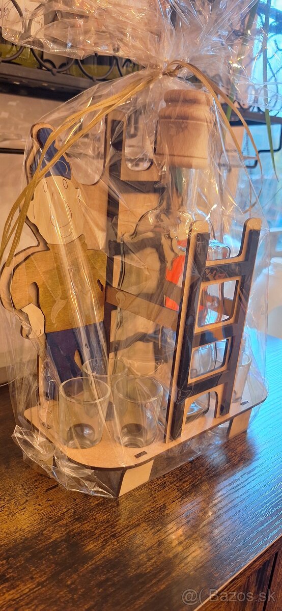 Fľaša +štamperliky,,Pat a Mat - 3