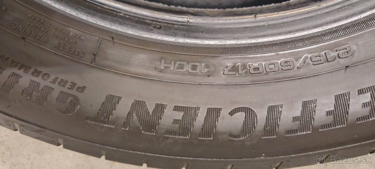 Letne Goodyear Efficient Grip 215/60 R17 - 3