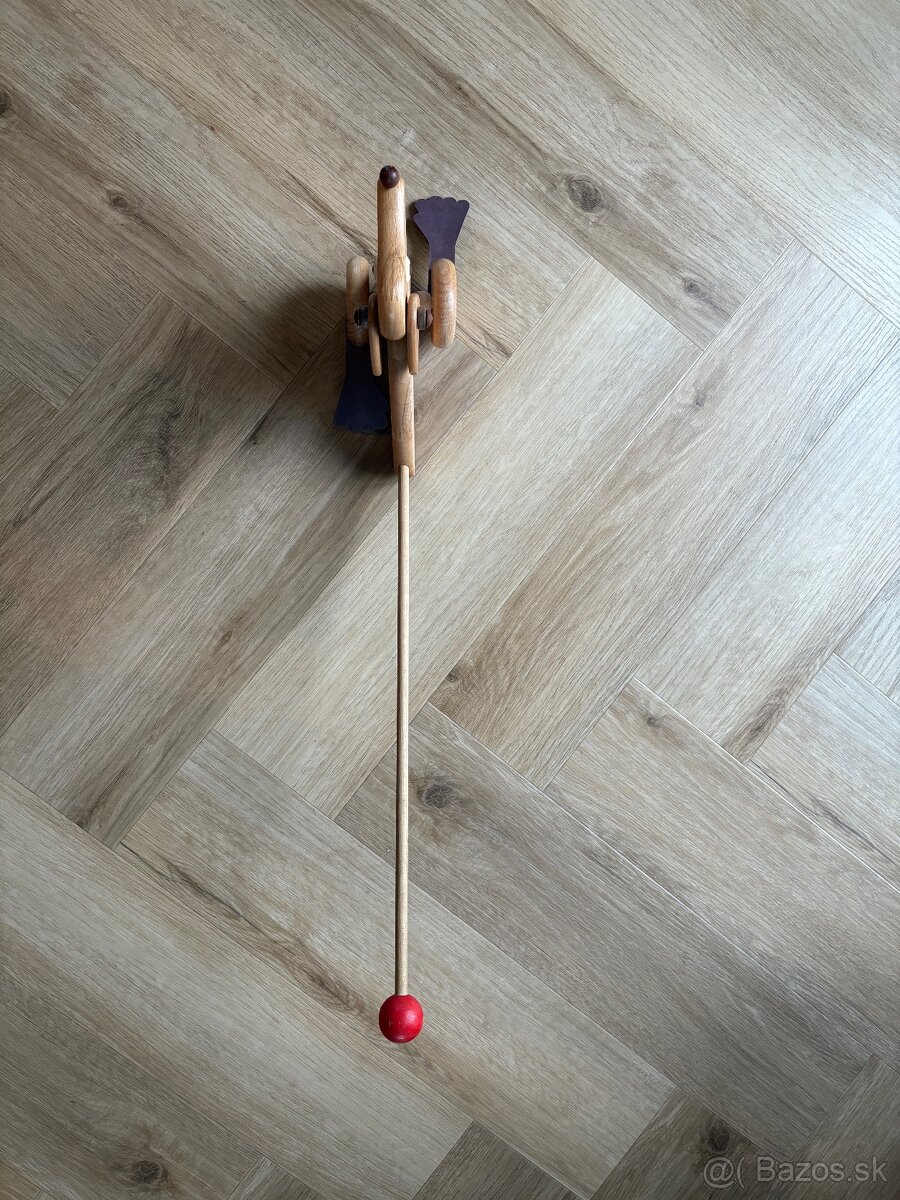 Drevený pes na tlačenie - 3