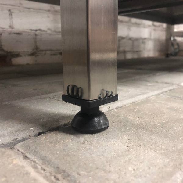 Nerezový umývací stôl, stôl s drezom - 3