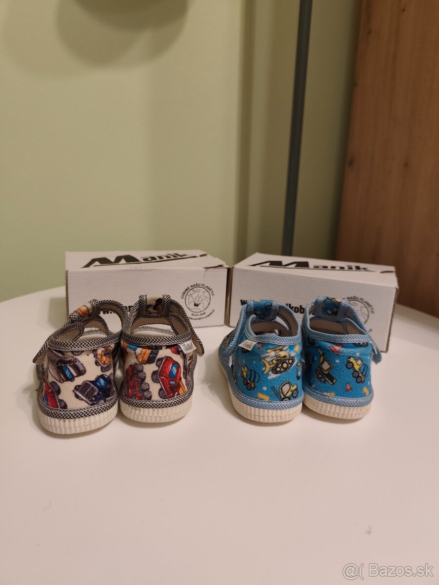 č.23 Manik detské papučky 2ks - 3