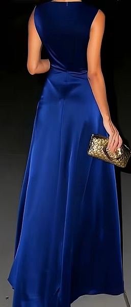 elegantné modré S - 3