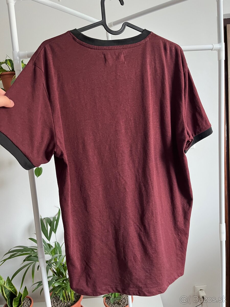 Pánske Tričko Reserved Basic Bordové Veľkosť M - 3