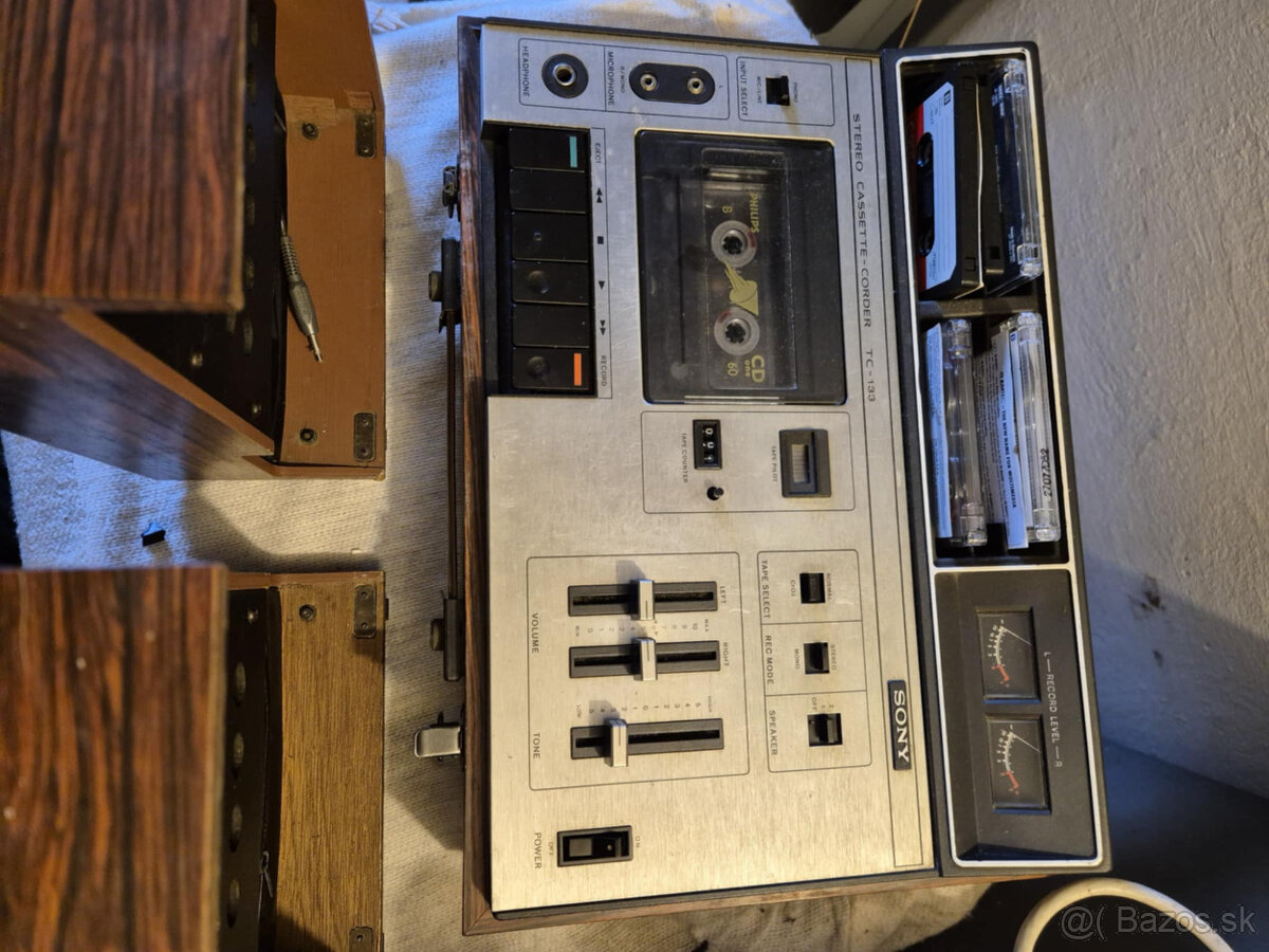 SONY TC-133 Kazetový Magnetofon - Japan - 3
