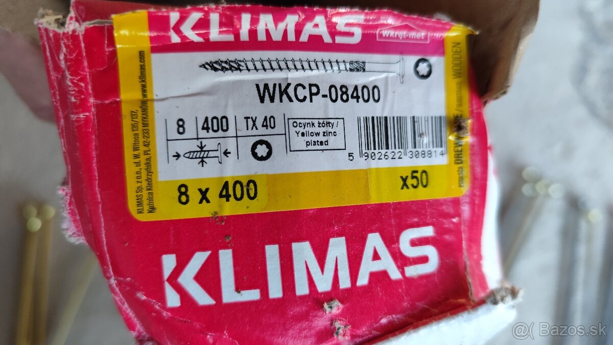 Skrutky do dreva 8 x 400 - 3