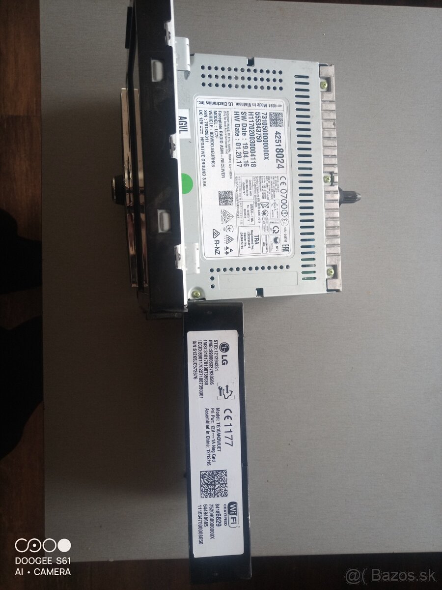 Autorádio Opel Zafira Model LC7F - 3