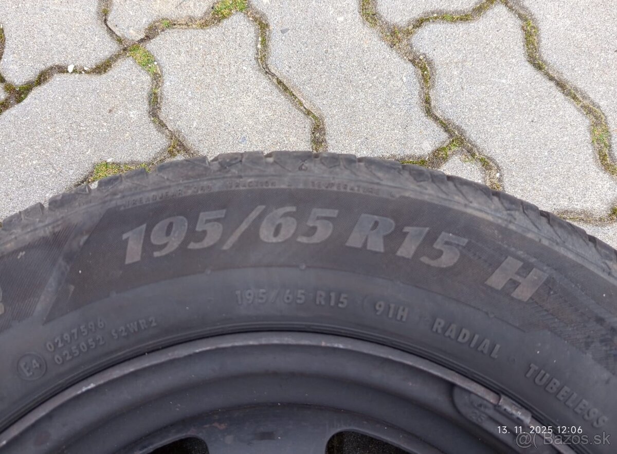 Letné pneumatiky 195/65 R 15 H 4 kusy - 3