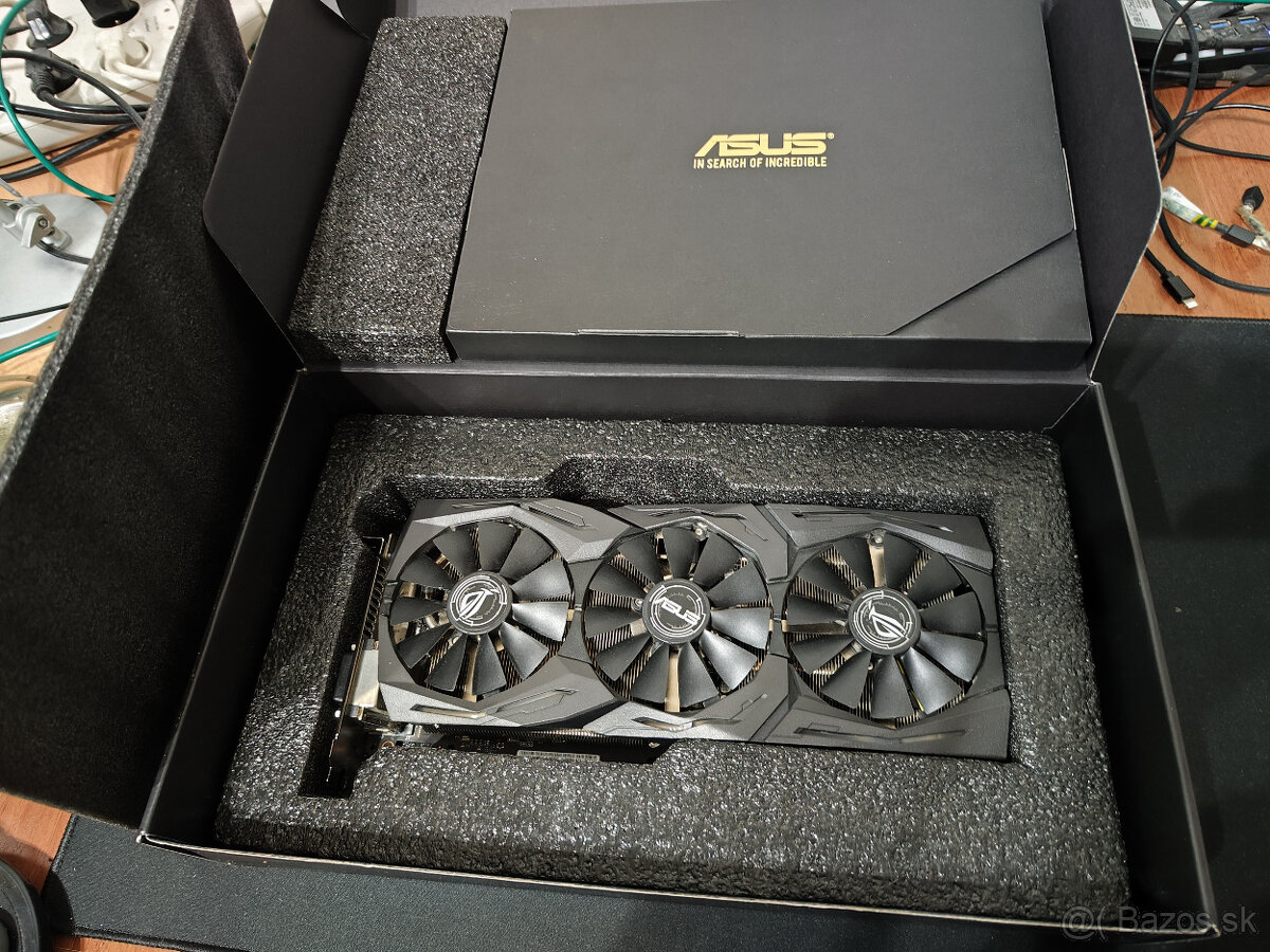 Predám grafiku ASUS ROG STRIX GTX1070 8GB - 3