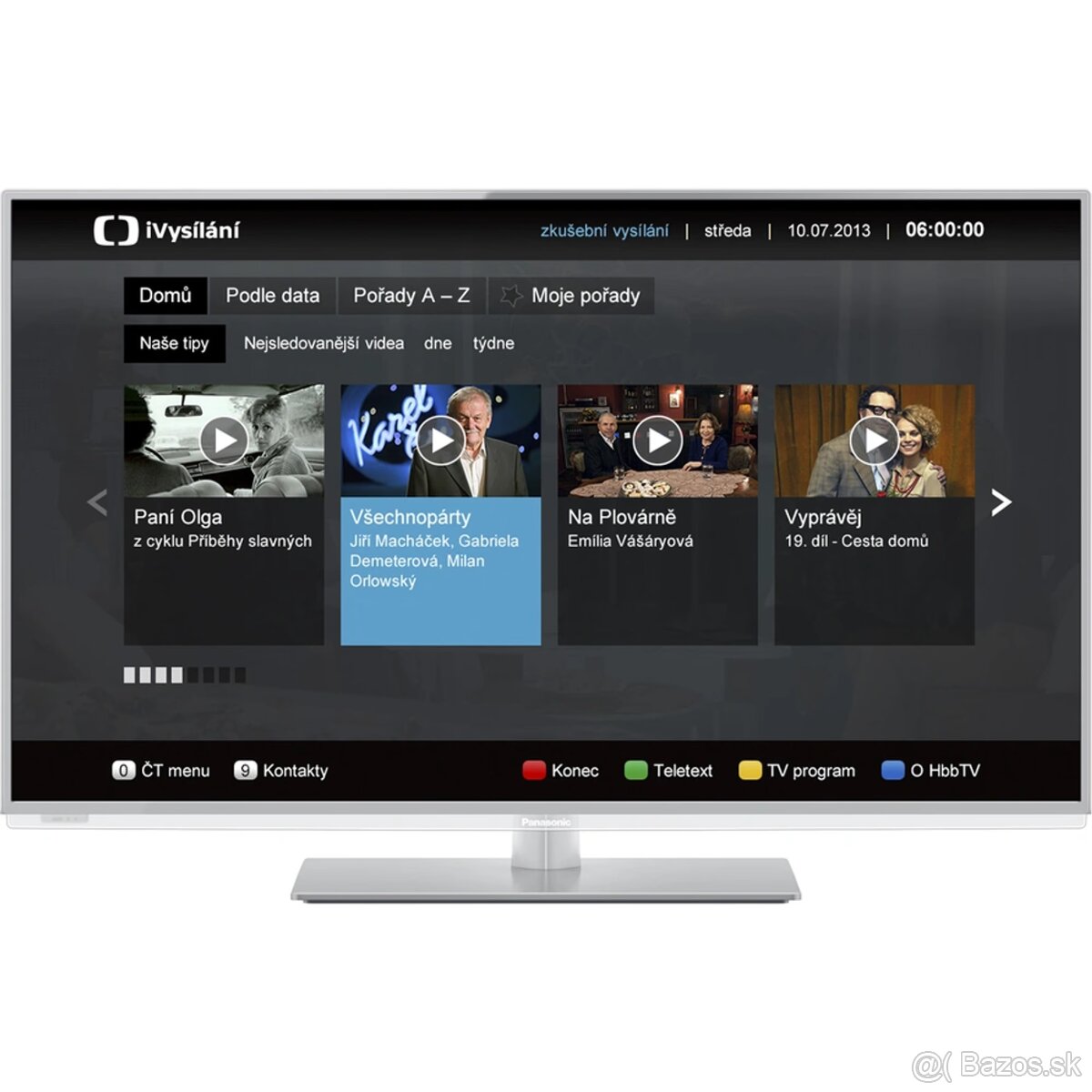 Predám Smart Viera LED TV Panasonic TX-L42E6E Full HD - 3