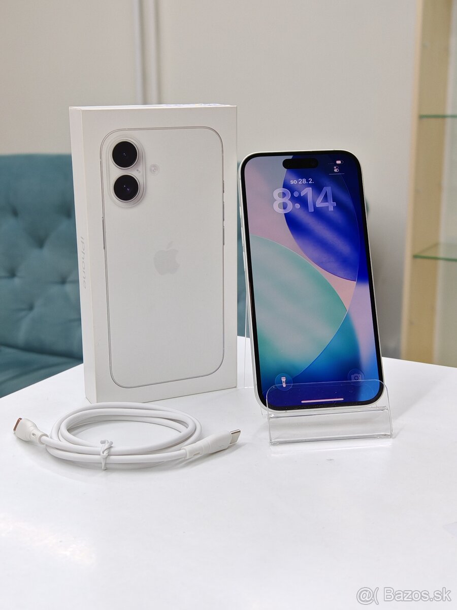 Apple iPhone 16 128GB White | ZÁNOVNÝ - 3