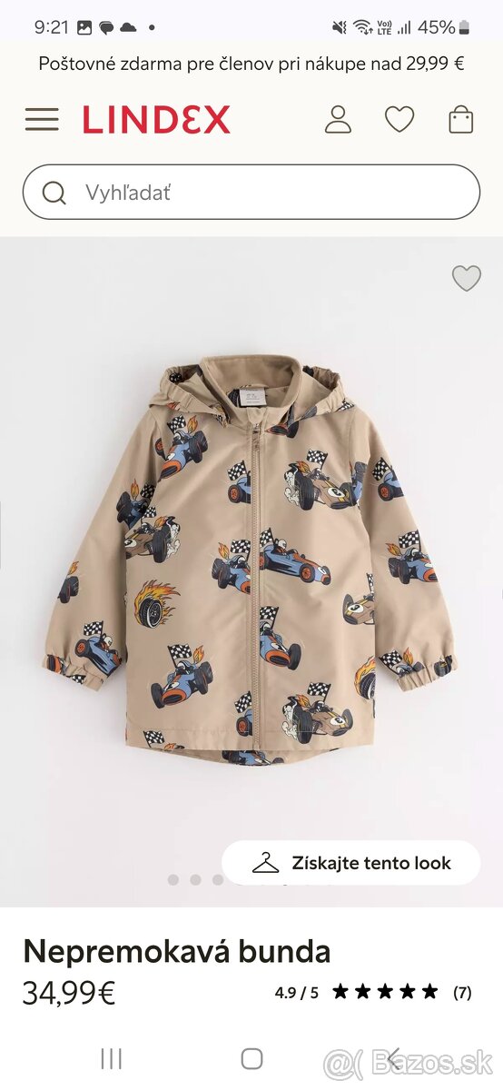 Nepremokava bunda zn. Lindex - 3