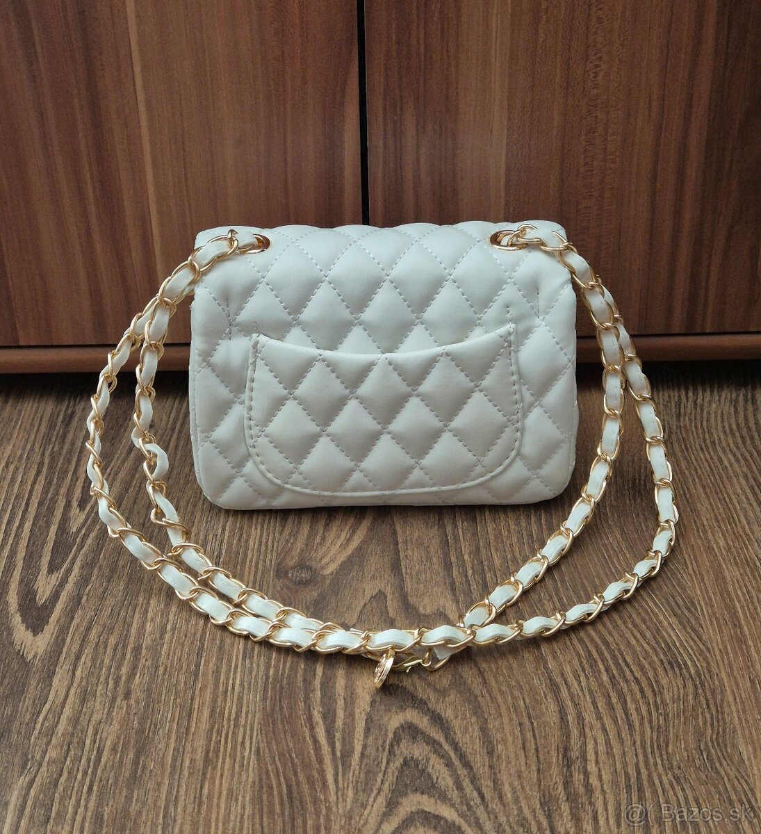 kabelka Chanel biela - 3