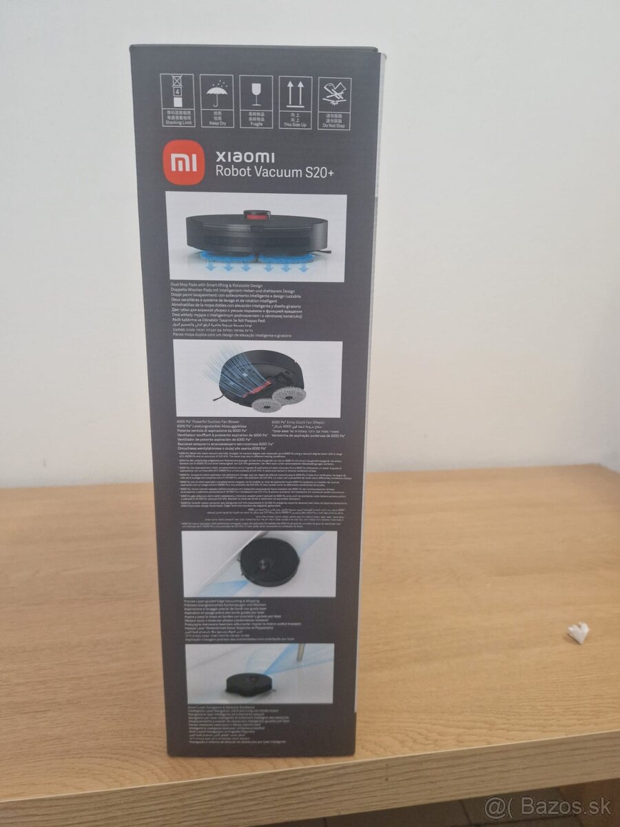 Robotický vysáva s mopom Xiaomi Robot Vacuum E5 Black EU - 3